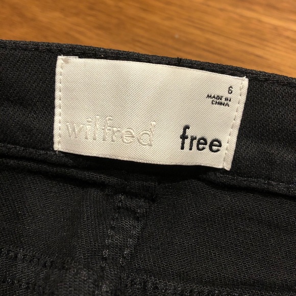 Aritzia Black Jean Skirt - Picture 2 of 5